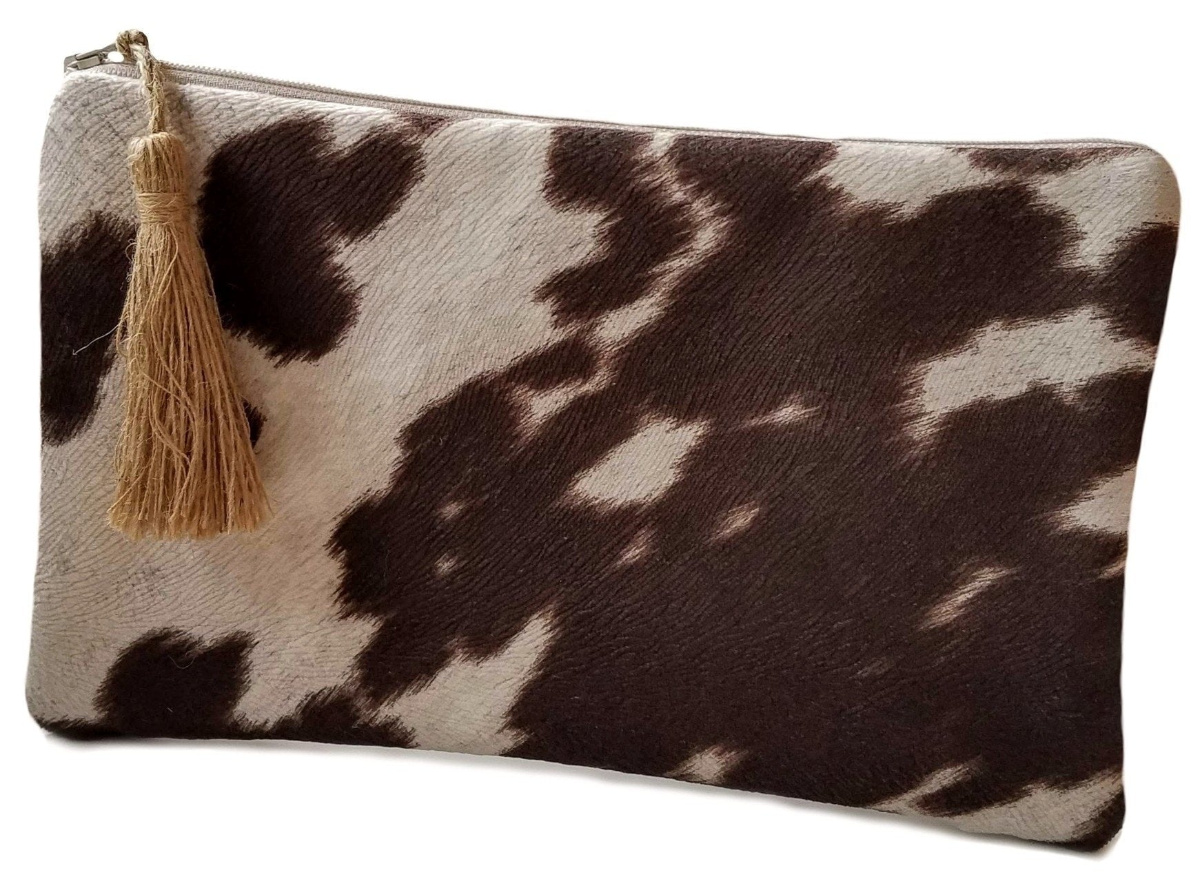 Brown Faux Cowhide Bag