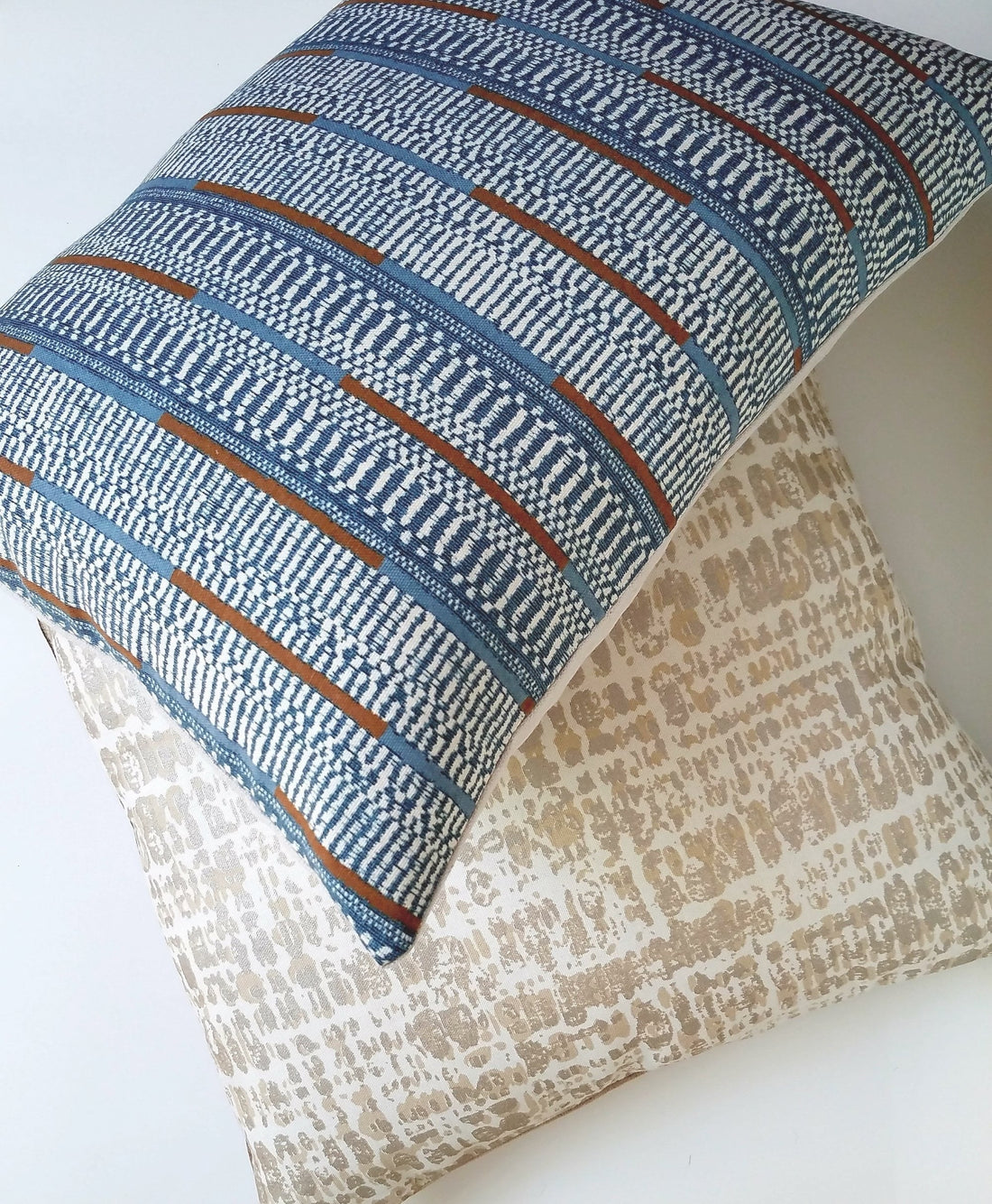 Nomadic Striped Blue Decor Lumbar Pillow